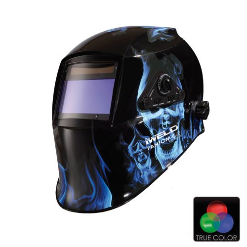 Capota de sudura iWELD FANTOM4 XL (craniu albastru)