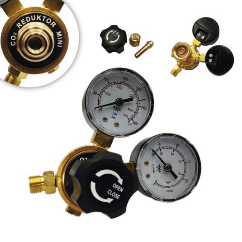 Mini regulator AR/CO2 230bar - 20l/min