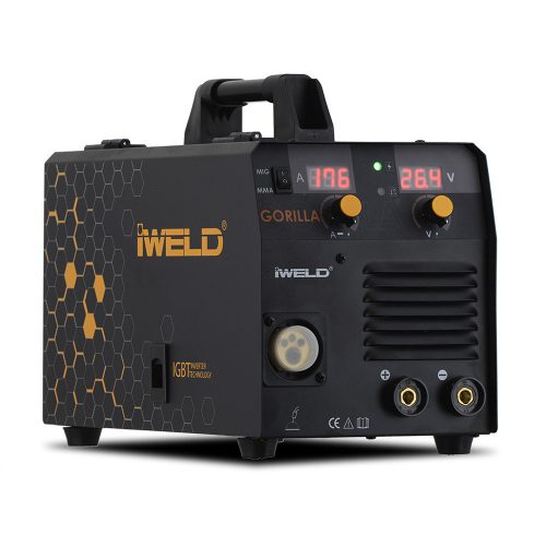 IWELD Gorilla Pocketmig 175 Aluflux Co aparat de sudura cu invertor