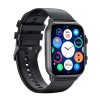 FitMate™ Wave Ceas inteligent - Negru, cu curea din silicon negru detașabilă