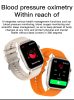 FitMate™ Wave Ceas inteligent - Negru, cu curea din silicon negru detașabilă