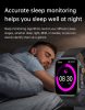 FitMate™ Wave Ceas inteligent - Negru, cu curea din silicon negru detașabilă