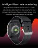 FitMate™ Wave Ceas inteligent - Negru, cu curea din silicon negru detașabilă