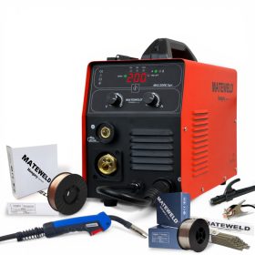   Pachet de sudură cu aparat de sudură cu invertor MATEWELD Buffalo Power™ MIG-200E Syn