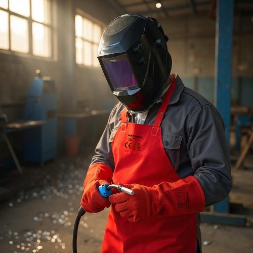 MATEWELD șorț de sudură 63x90 cm