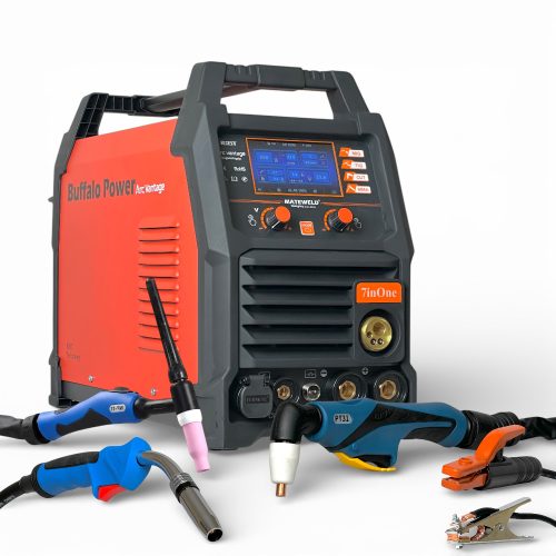 MATEWELD Buffalo Power ArcVantage 7inOne - Aparat multifuncțional de sudură și tăiere cu plasmă de 250 A