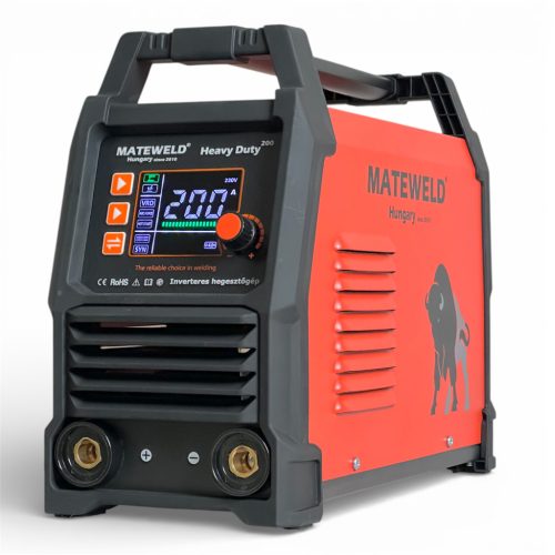MATEWELD Buffalo Power™ Heavy Duty 200 – aparat de sudură cu invertor + funcție Lift-Tig