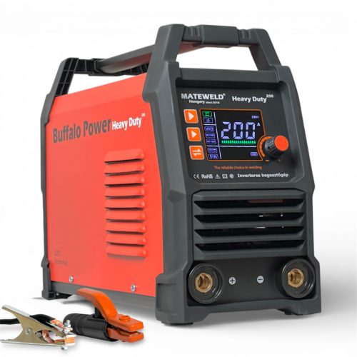MATEWELD Buffalo Power™ Heavy Duty 200 – aparat de sudură cu invertor + funcție Lift-Tig