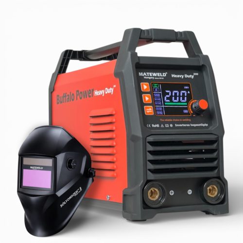 Set de sudură cu invertor MATEWELD Buffalo Power™ Heavy Duty 200 + funcție Lift-Tig