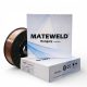 MATEWELD Sârmă de sudură din oțel cu cupru (SG2) 1,0 mm 5 kg (200 mm)