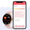 Aberto Lirox - Rosegold Ceas inteligent - Curea din silicon roz
