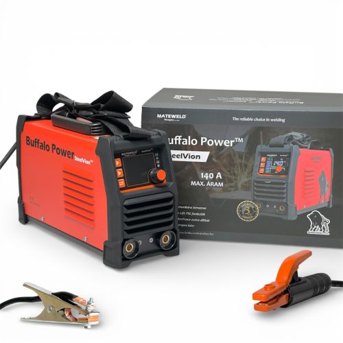 MATEWELD Buffalo Power SteelVion 140 aparat de sudură cu invertor + funcție Lift-Tig